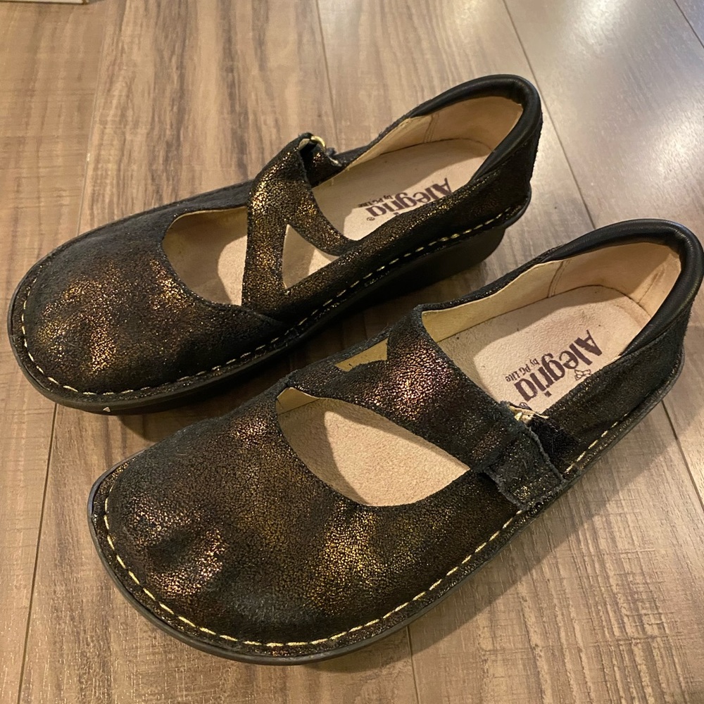Alegria Dayna Mary Jane EU 37 brown metallic